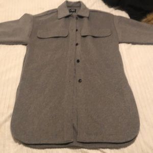 Zara Gray Shirt Jacket/ Shacket